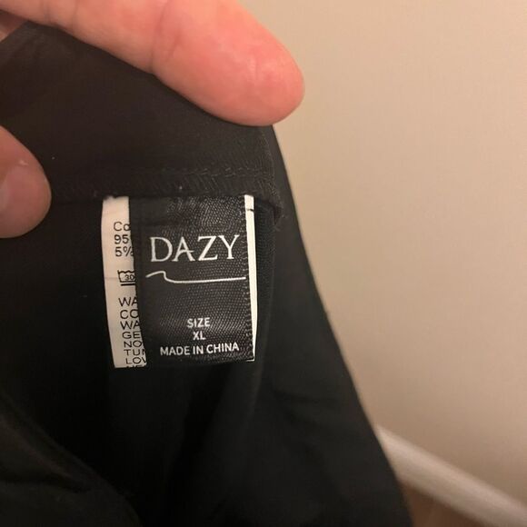 Elegant Black Wide Leg Women's Trousers - Picture 3 of 4